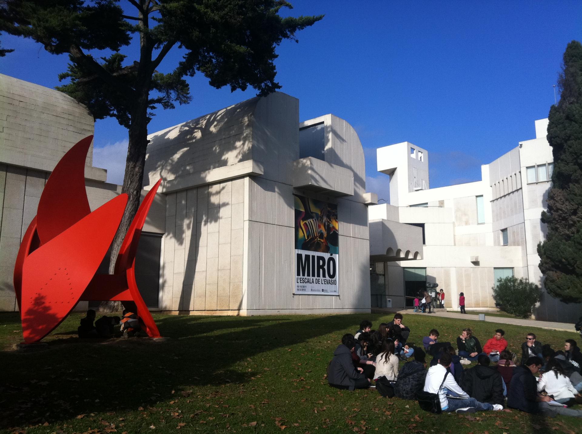 Joan miro outdoors view